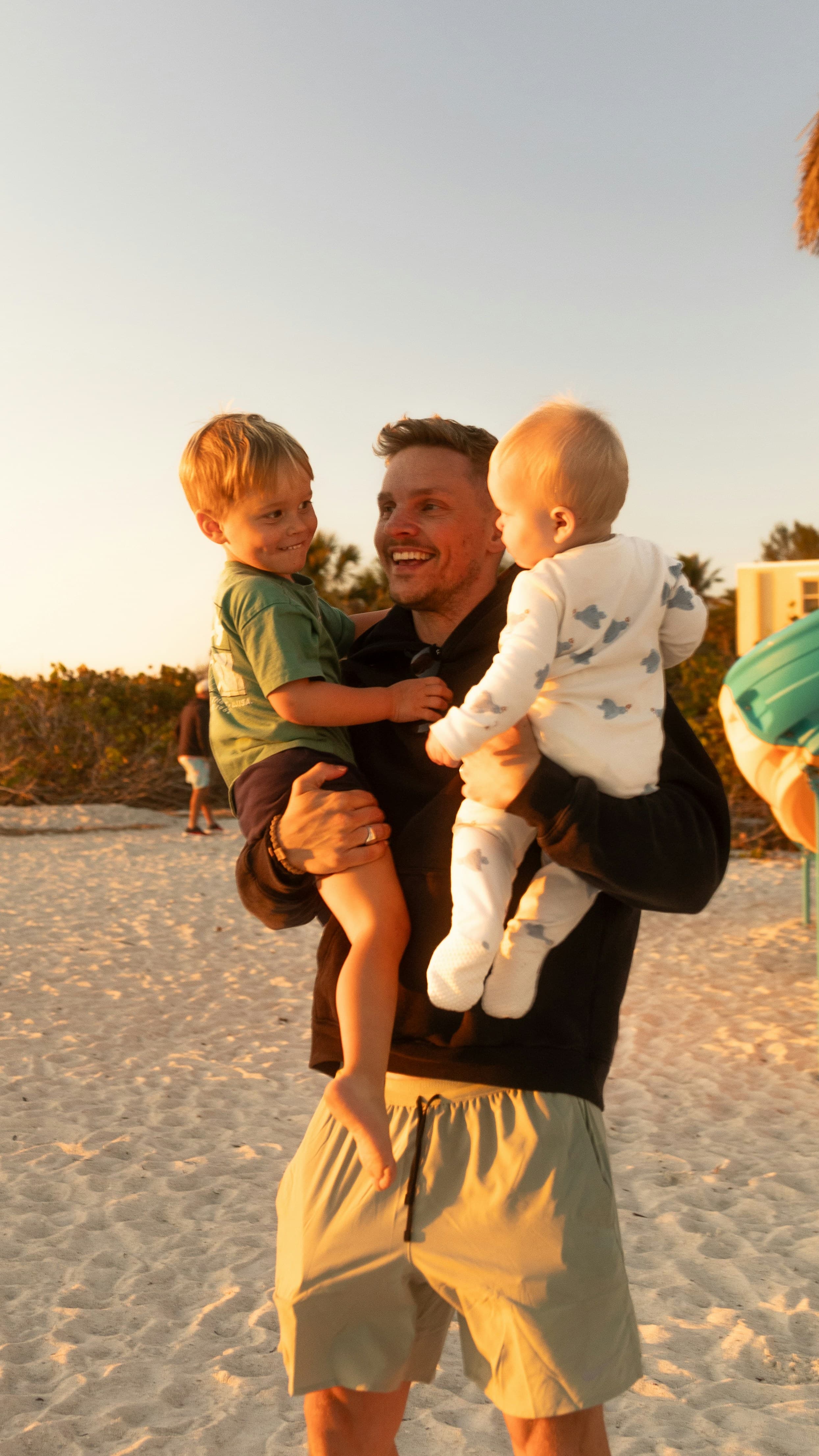 Family traveling and having fun